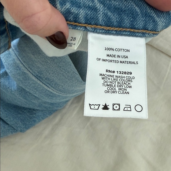 GRLFRND Brooklyn High Rise Straight Jeans, 28